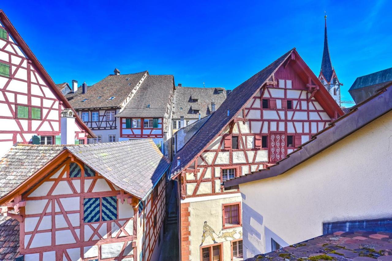 Hotel Rheinfels Stein Am Rhein Exterior foto