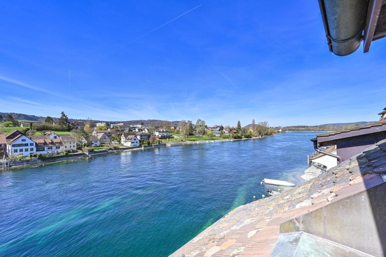 Hotel Rheinfels Stein Am Rhein Exterior foto